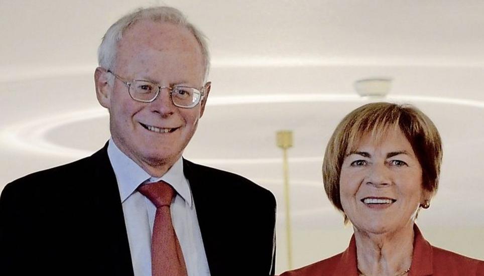 Geben per Ende Jahr ihr Regierungsratsamt ab: Reto Dubach (FDP) und Ursula Hafner-Wipf (SP). Bild Zeno Geisseler