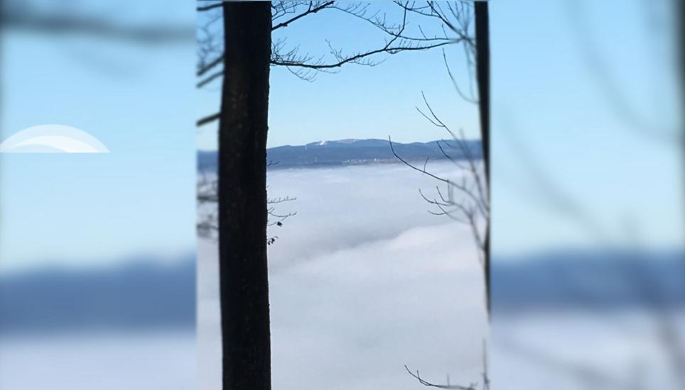 Vom Hagen zum Feldberg (weisses Band). Bild: Beat Rueedi