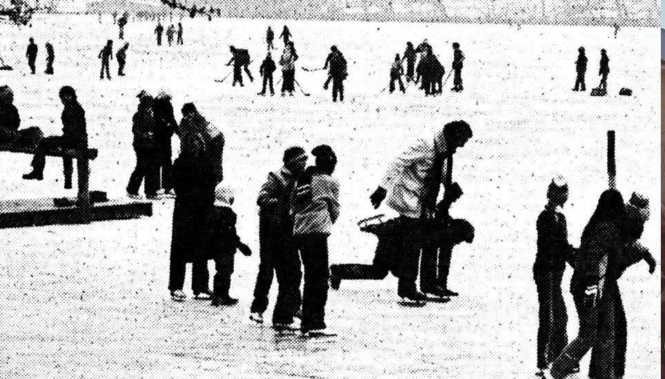 Aus den SN vom 2. Februar 1981: «Die letzten kalten Tage und Wochen Hessen verschiedene Schweizer Seen so weit abkühlen, dass die Oberfläche zufror. So konnte am Wochenende auch der Bodensee teilweise zum Begehen und Schlittschuhlaufen freigegeben werden.»