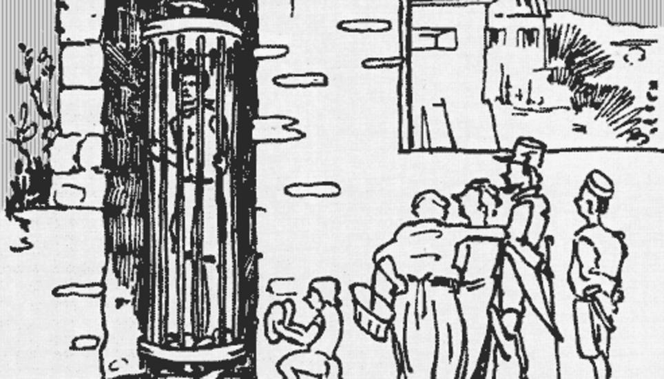 In eine solche Trülle wurden die fehlbaren Schaffhauser gesteckt. Bild: Homepage Ortsmuseum Schwamedingen