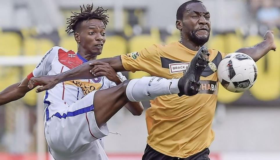 Steht vor dem Absprung in die Super League (wohl zu Sion): FCS-Mittelfeldspieler Christian Zock (rechts). Bild: Roger Albrecht
