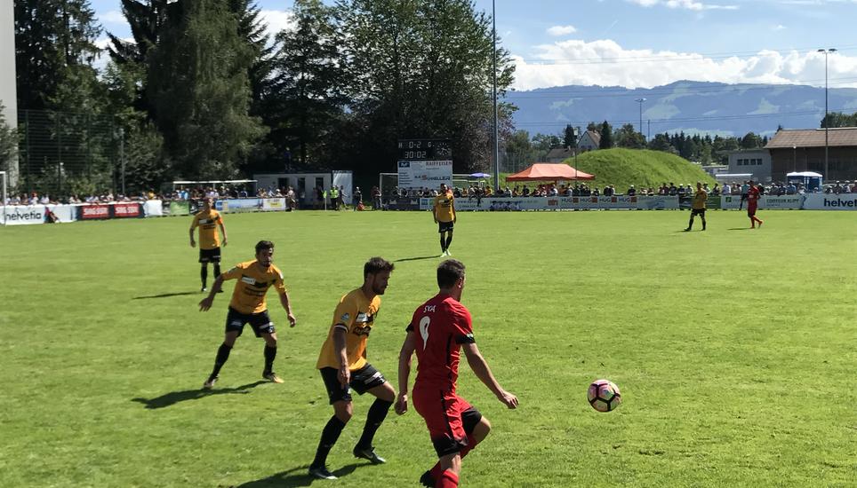 Der FC Schaffhausen qualifizierte sich mit einem 5:0-Sieg gegen Rüti souverän für die nächste Cup-Runde. Bild: Radio Munot