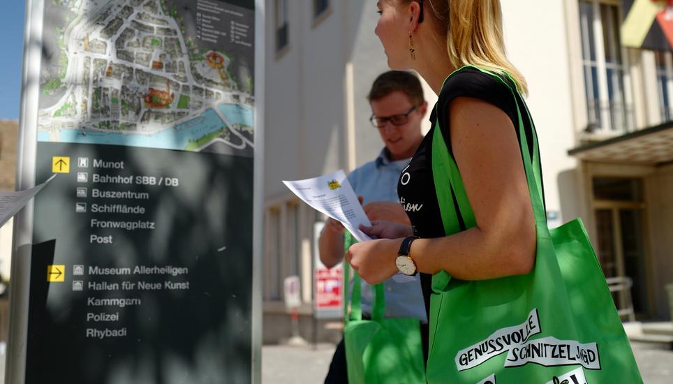 Auf dem «Food Trail» soll die Schaffhauser Altstadt entdeckt werden. Bild: zvg