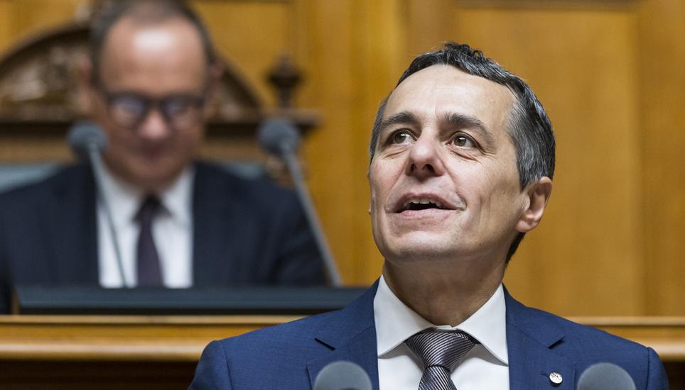 Übernimmt das Amt und das Departement von Didier Burkhalter: Der neu gewählte Bundesrat Ignazio Cassis. Bild: Key