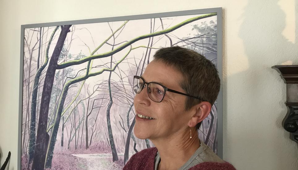 Ruth Heinzer will eine Ausstellung mit den Bildern ihres Mannes organisieren. Bild: Radio Munot