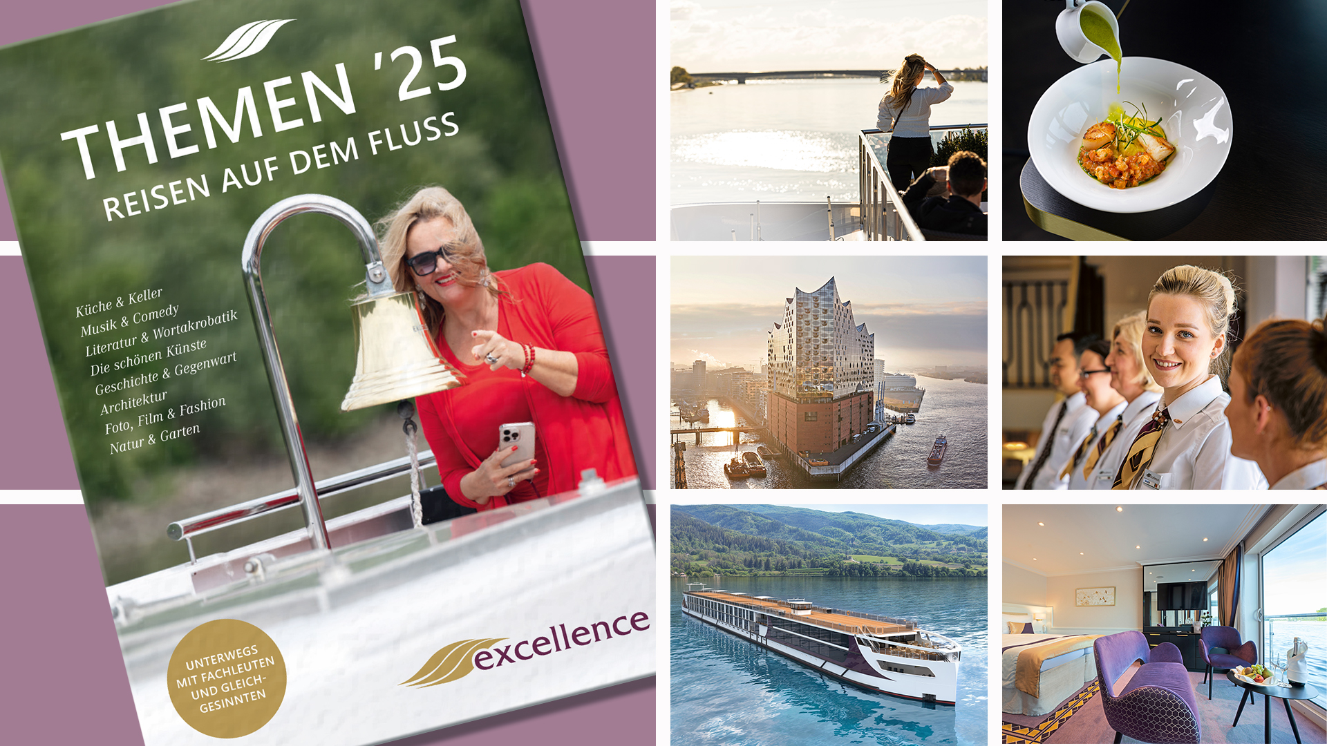 Unser Katalog mit den Flussreisen '25