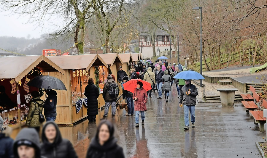 Weihnachtsmarkt am Rheinfall