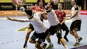 Die Schweizer Deckung mit Lucas Meister (Mitte) stand beim 28:25-Auswärtssieg gegen die Belgier meist sehr solid. Bild: EHF