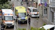 Der Kettensägen-Angriff hatte zu einem Grossaufgebot der Polizei in der Schaffhauser Altstadt geführt. BILD SELWYN HOFFMANN