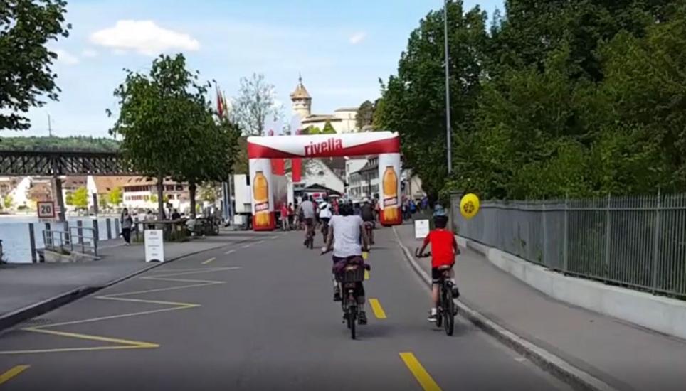 Start- und Endpunkt des slowUp sind neu beim Salzstadel.