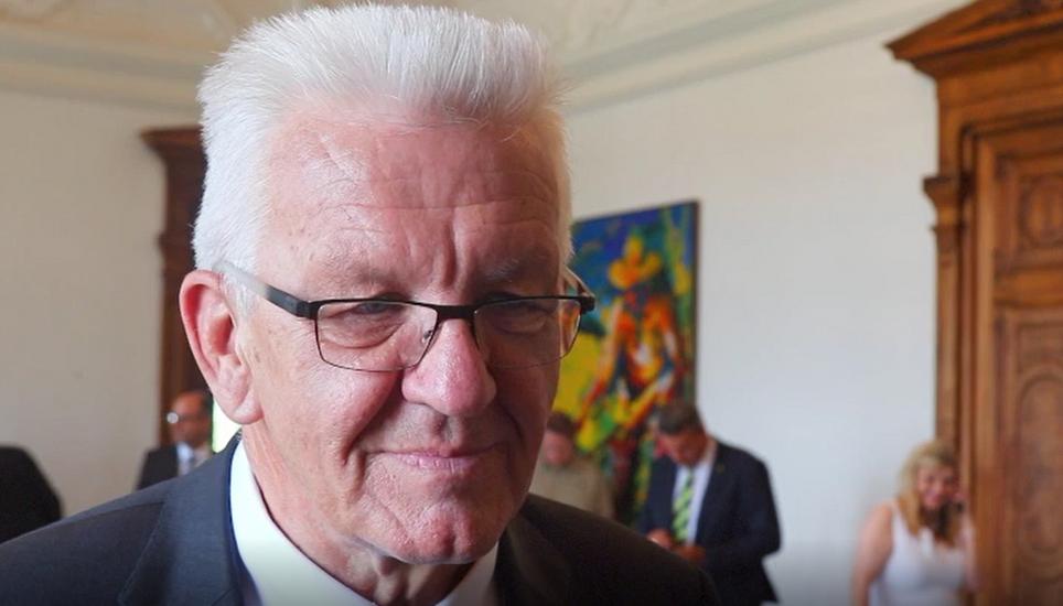 Der baden-württembergische Ministerpräsident Winfried Kretschmann. Bild: OPP