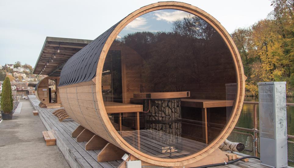 Im nächsten Winter wird die Wintersauna wieder eingerichtet.