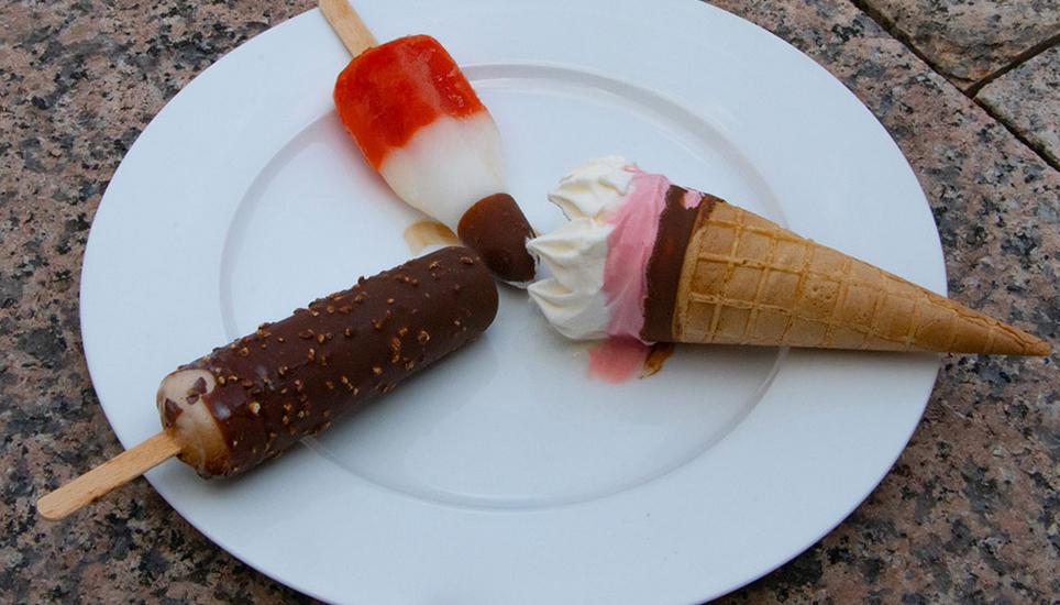 Was tippen Sie? Welches Eis hielt am längsten durch? Bild: Mika Widmer