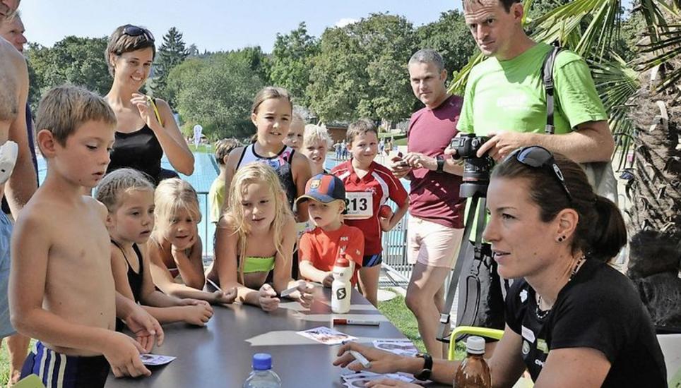 Power-Kids-Triathlon, Nicola Spirig, Olympiasiegerin, 
