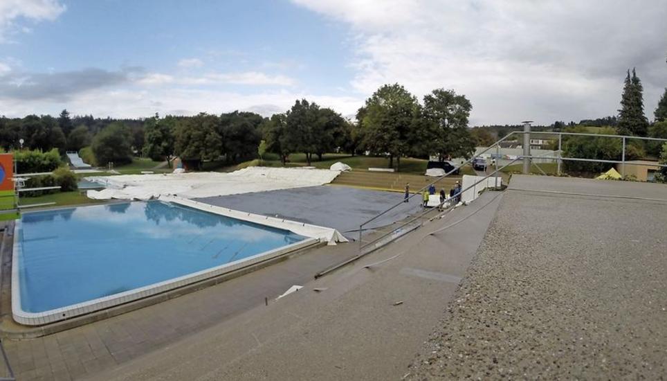 Das Kss Becken Ist Zugedeckt Schaffhauser Nachrichten