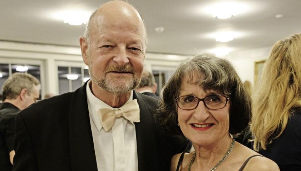 Franziska und Eduard Looser-Weilenmann nahmen am Samstagabend bereits zum zweiten Mal am TCS-Ball teil.