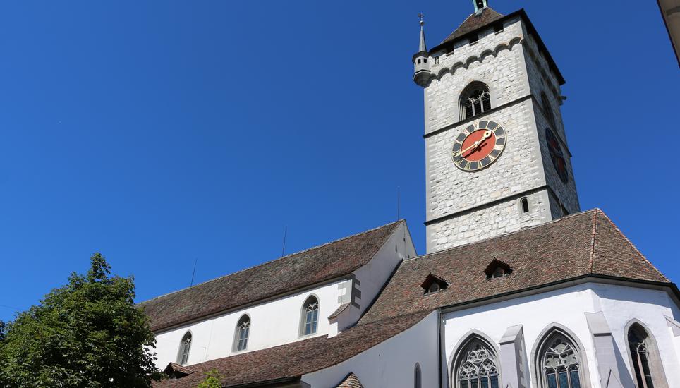 Die Kirche St. Johann in der Stadt Schaffhausen. Bild: Radio Munot