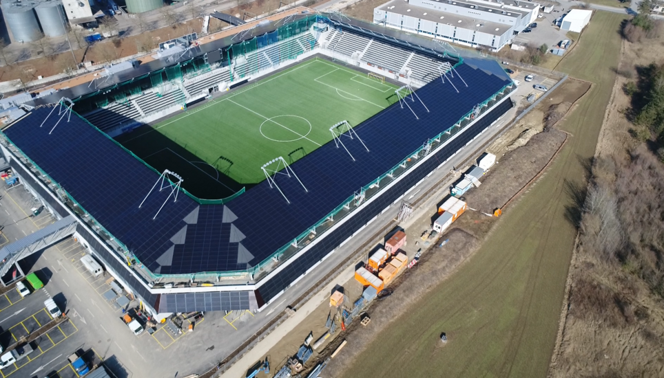 Heute wird das Stadion eröffnet. Bild: shn.ch