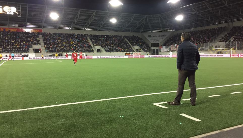 Murat Yakin will einen Sieg sehen. Bild. J. Huber