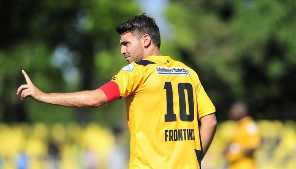 Gianluca Frontino im Dress des FC Schaffhausen.
