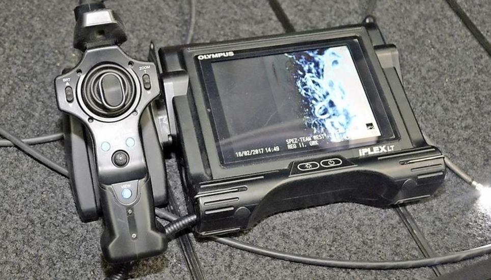 Das wichtigste Hilfsmittel der mobilen Zollspezialisten ist das Videoendoskop.