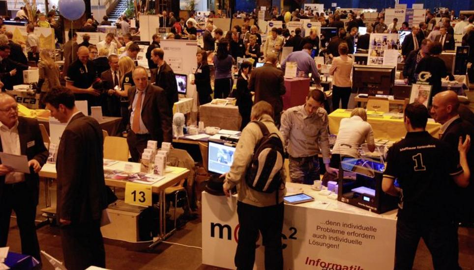 In früheren Jahren fand die Schaffhauser Tischmesse in der GF-Stahlgiesserei statt. Archivbild: Rolf Fehlmann