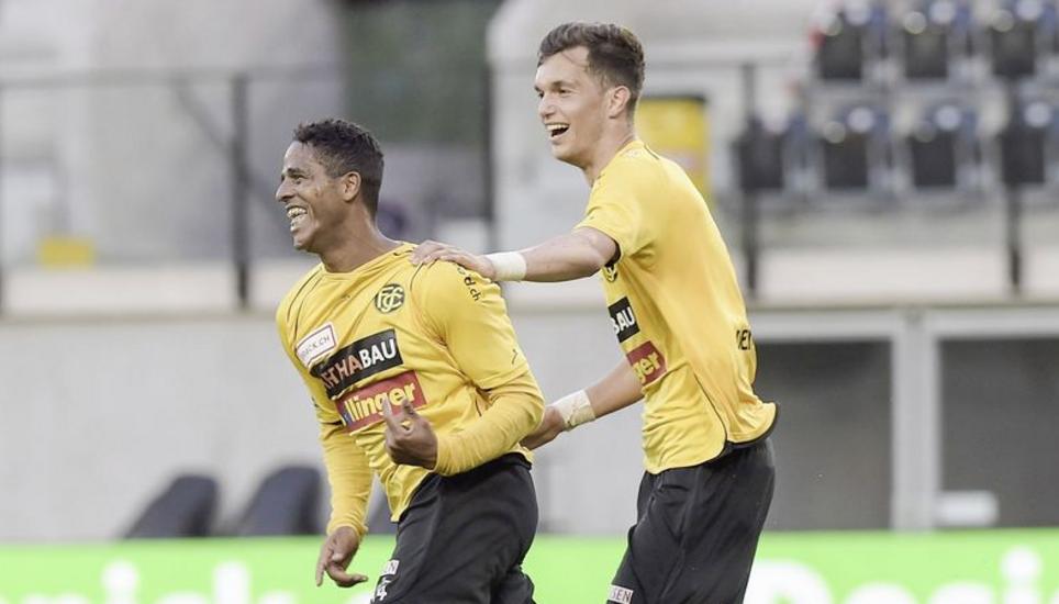 Paulinho (l.) feiert seinen ersten Saisontreffer. Bild: Roger Albrecht