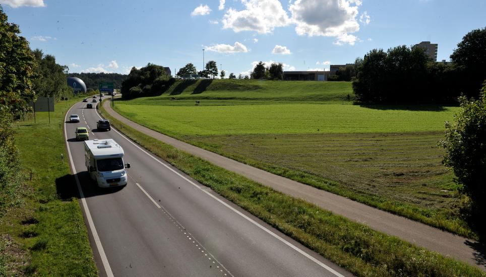 So sieht die Gefahrenstrasse J15 bis jetzt aus. Bild: Selwyn Hoffmann