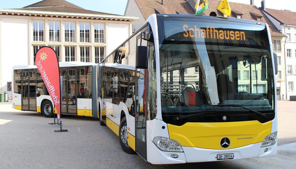 Läuft alles nach Plan, so werden die kantonalen RVSH ab 2019 in die städtischen VBSH integriert. Bild: Selwyn Hoffmann