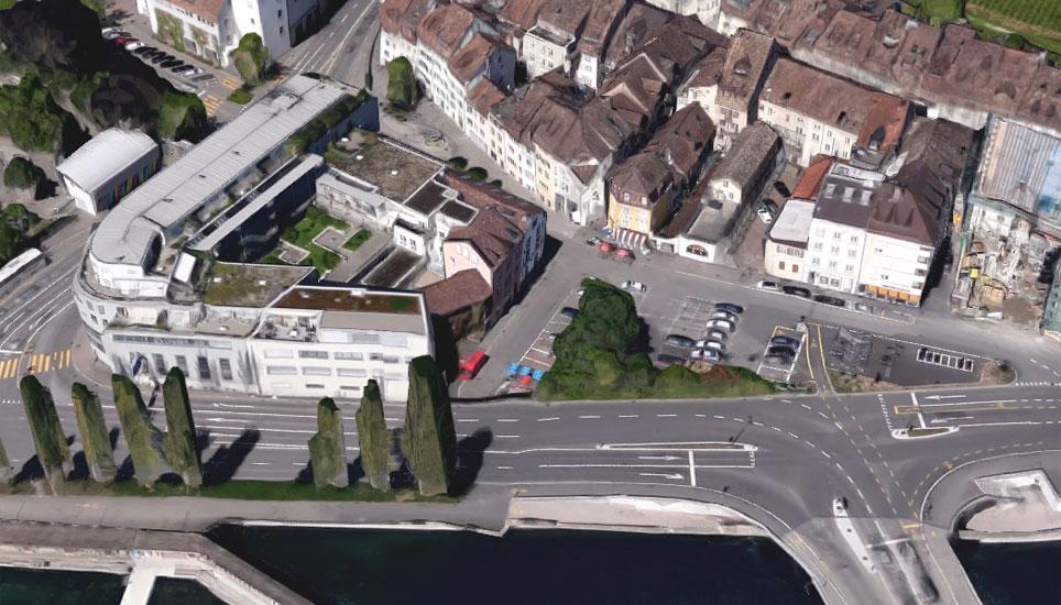 Die Tat geschah an der Moserstrasse in Schaffhausen. Graphik shn