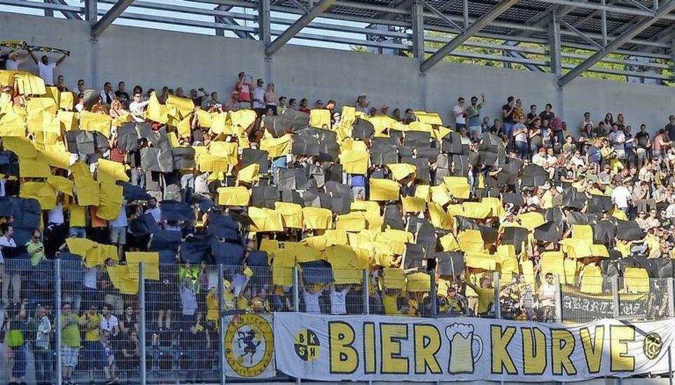 Volle Ränge mit FCS-Fans: So stellen sich die Verantwortlichen des FC Schaffhausen auch das Zuschaueraufkommen im Lipo-Park in der neuen Saison vor, die am Montag mit dem Heimspiel gegen Rapperswil-Jona beginnt. Bild Roger Albrecht