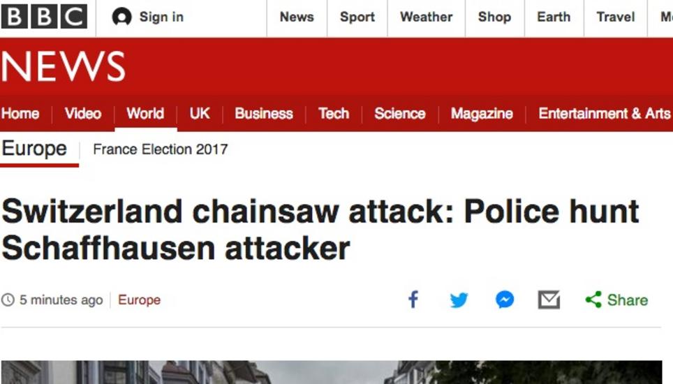 Auch die britische BBC machte die Attacke zum Topthema im Europa-Ressort. Heute wurde die Geschichte allerdings von anderen Ereignissen wie etwa der umstrittenen Justizreform in Polen verdrängt.