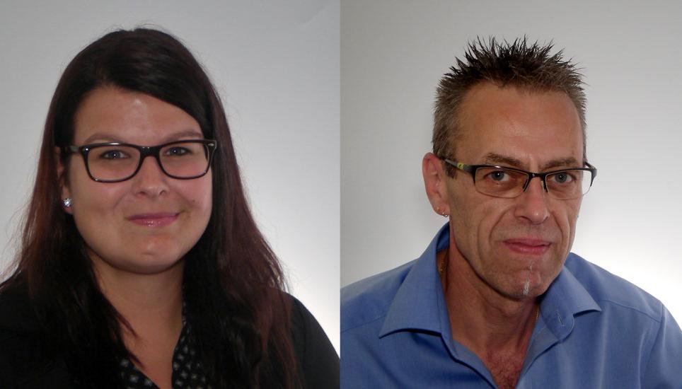 Alexandra Schneider und Leo Müller treten ihre neue Stelle am 2. August 2017 an. Bilder: zvg