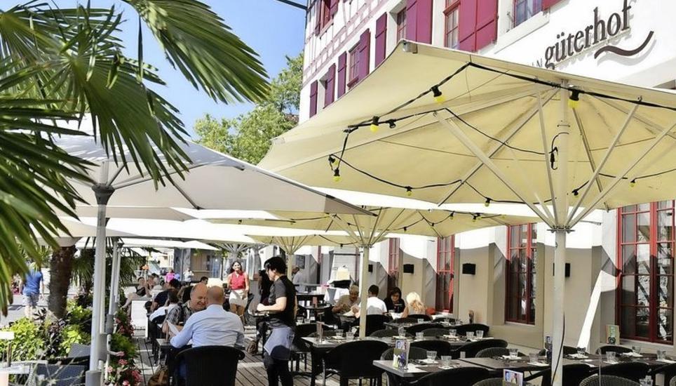 Weiterhin geöffnet: Der «Güterhof» in Schaffhausen durchlief zuletzt stürmische Zeiten. Bild: Michael Kessler