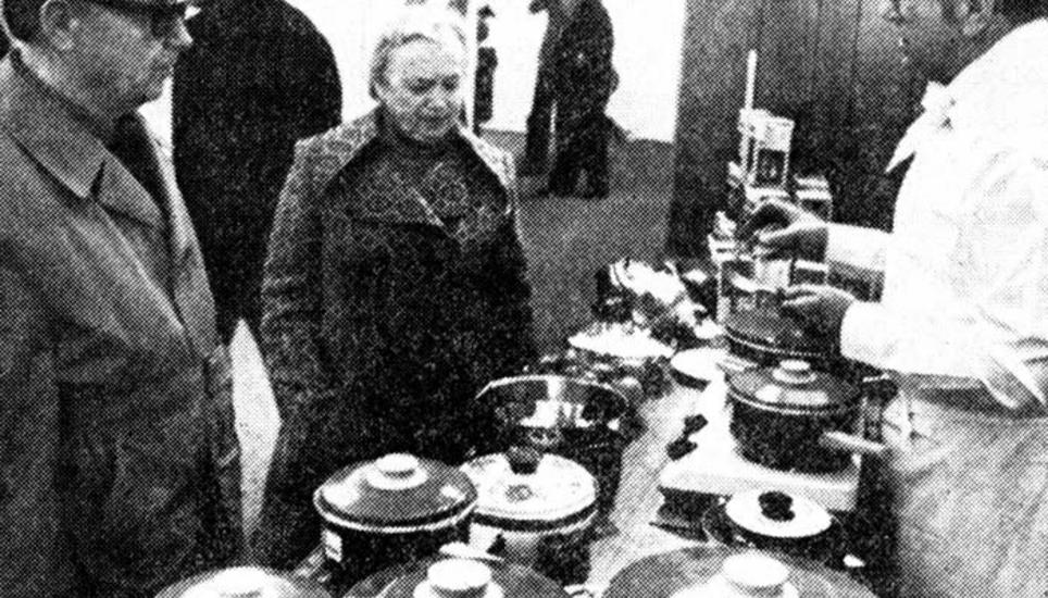 Haushaltsartikel waren schon an der ersten Herbstmesse beliebt. Bild: SN-Ausgabe 13. November 1978 Archiv