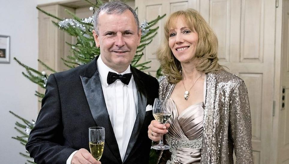 Karin und Karl Hanser, Gäste aus Basel: verbinden die Teilnahme am TCS-Ball mit einem Wochenende in Schaffhausen.