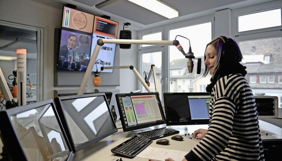 Das Schaffhauser Radio Munot müsste sein Programm deutlich anpassen im Falle eines Ja zu No Billag. Bild: Selwyn Hoffmann