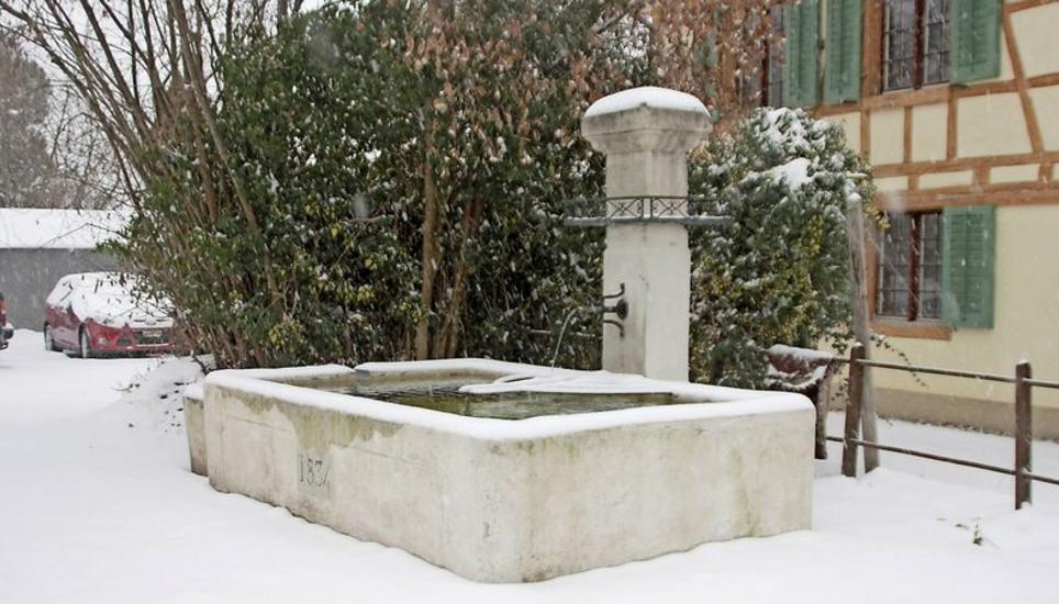 Die Rudolfinger Dorfbrunnen können vielleicht bald mit dem Quellwasser des Dorfes genutzt werden, wenn das übrige Netz anderweitig versorgt wird. Bild: Roland Müller
