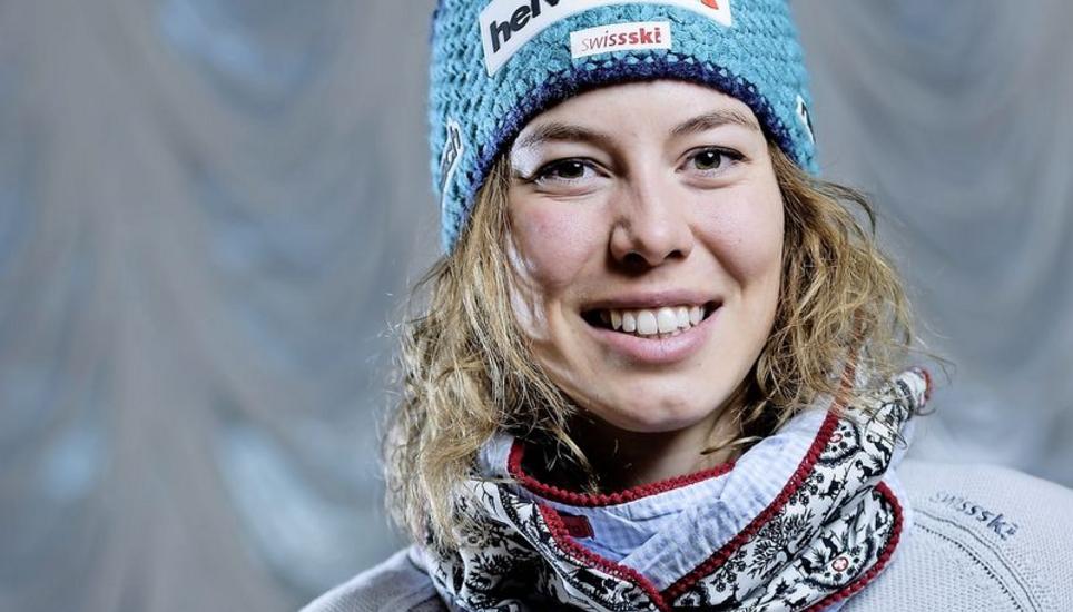 Hat gut lachen: Michelle Gisin freut sich auf das Rennen in Val-d’Isère. Bild: Key