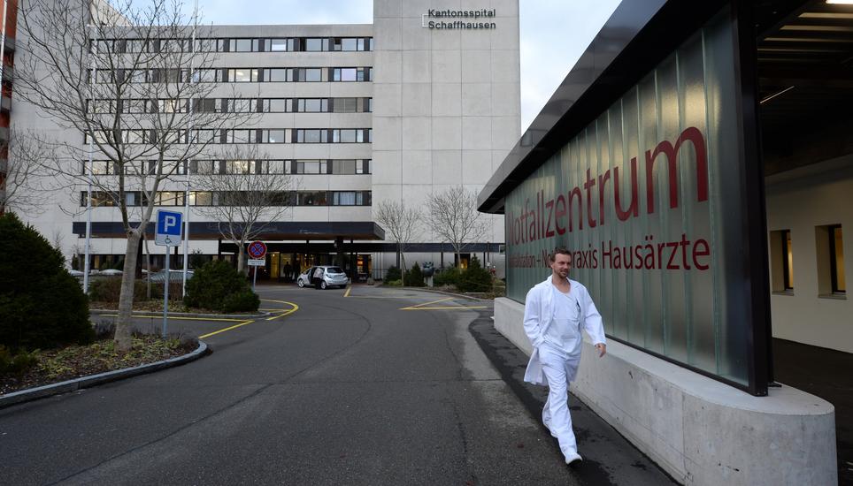 Das Kantonsspital Schaffhausen. Bild: Selwyn Hoffmann.