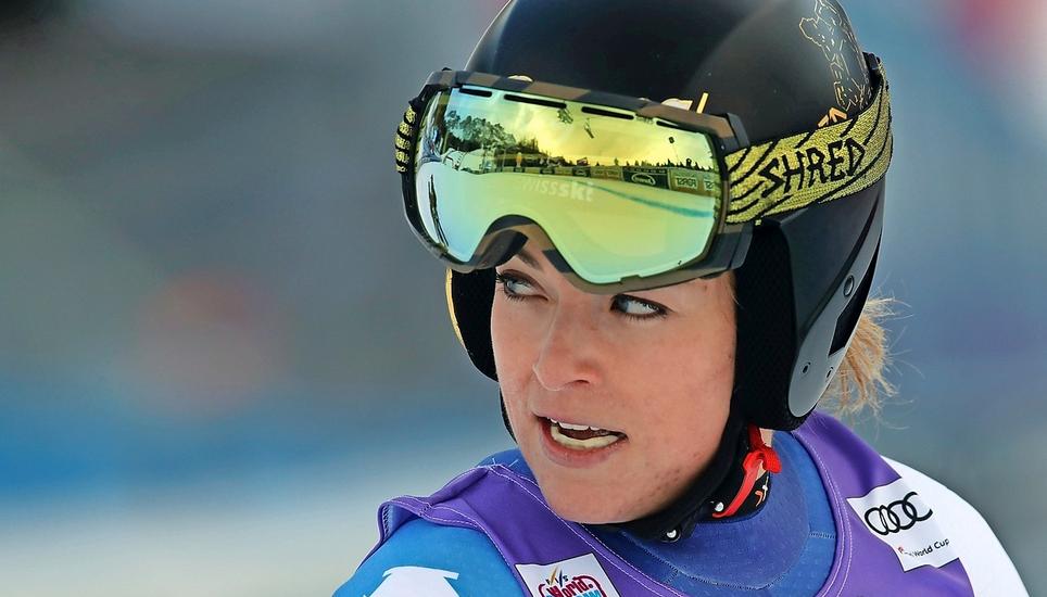 Entschlossener Blick: Kann Lara Gut heute in Cortina nachlegen? Bild: Key