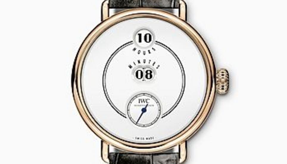 Die goldene «IWC Tribute to Pallweber Edition» gibt es nur 250-mal. 38000 Franken.