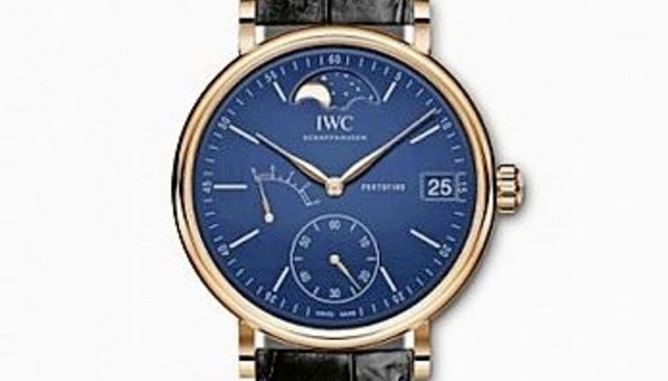 Die Portofino Hand-Wound Moon Phase ist in Rotgold und in Edelstahl erhältlich. Ab 13 400 Franken.