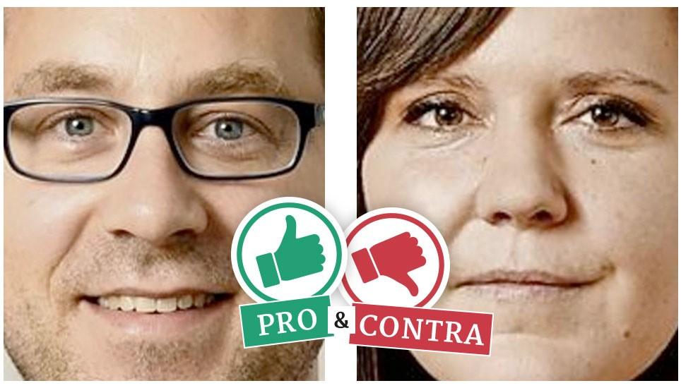 Ist Wintersport noch zeitgemässe? Darüber streiten sich Tito Valchera und Clarsissa Rohrbach