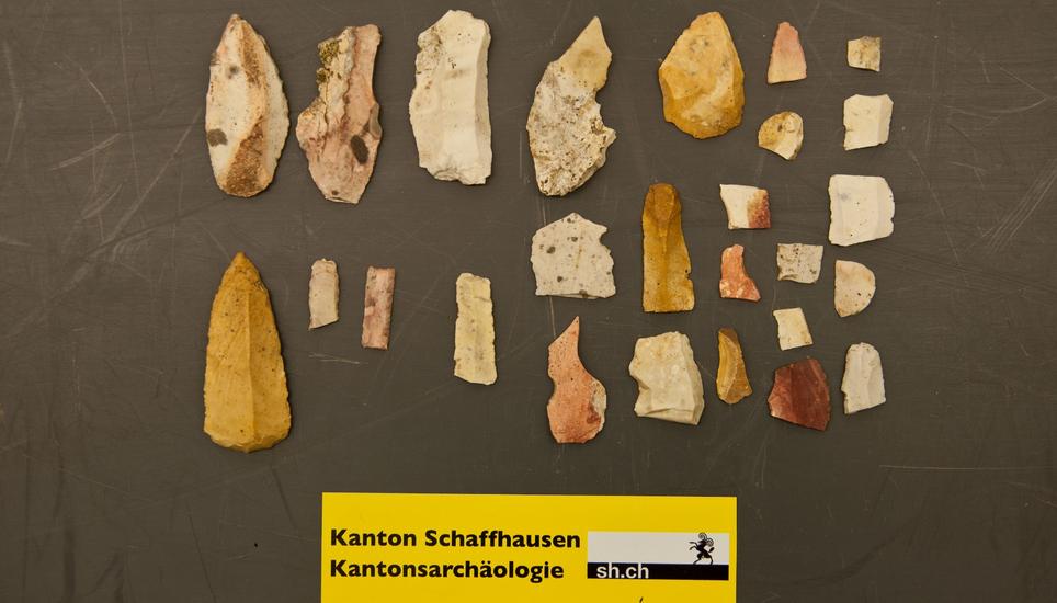 Solche Funde sind in der freien Landschaft sehr selten. Bild: Kantonsarchäologie Schaffhausen.
