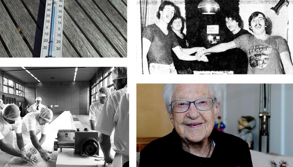 Hitze, Spaghetti und Jassen: Ein Überblick über Rekorde in Schaffhausen. Montage: SHN