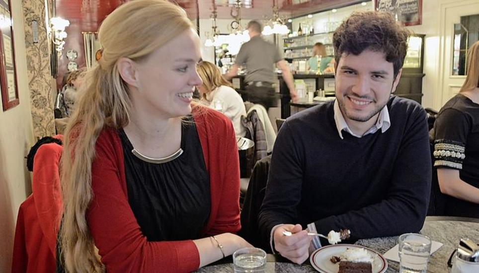 Der Schokoladenkuchen im Café Vordergasse schmeckt! Bilder: Maria Gerhard