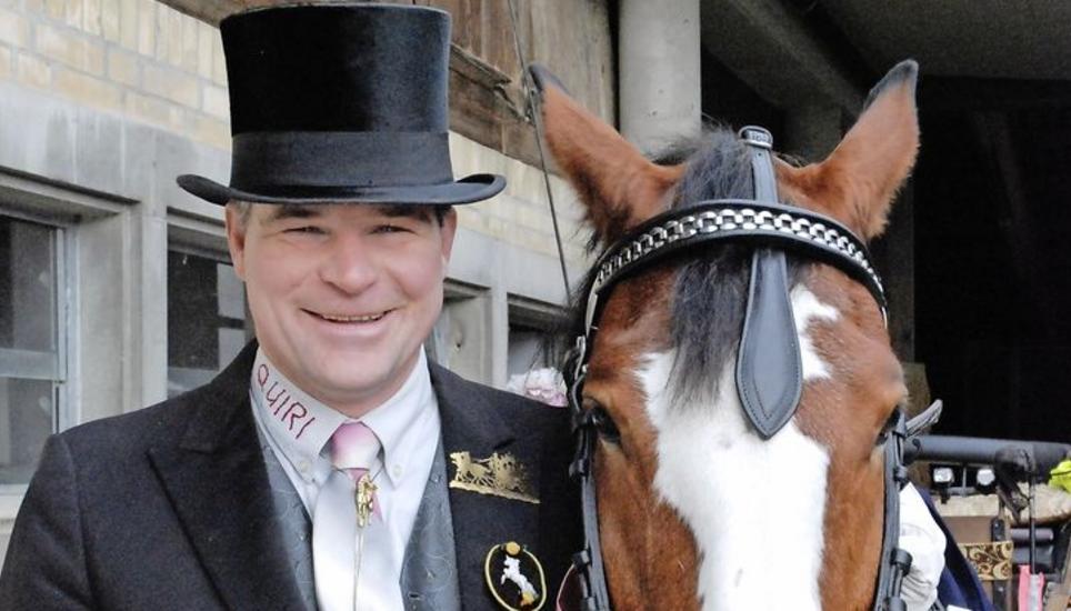 Andreas Scheidegger und sein Wallach Quiri sind ein unzertrennliches Team. Bild: Darina Schweizer