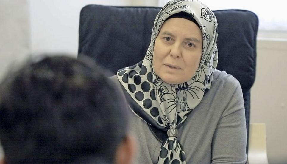 Die muslimische Seelsorgerin Belkis Osman berichtet von ihren Erfahrungen. Bild: Key