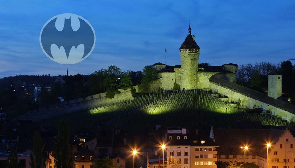 Batman in Schaffhausen? Bild: Pixabay/Montage: SHN